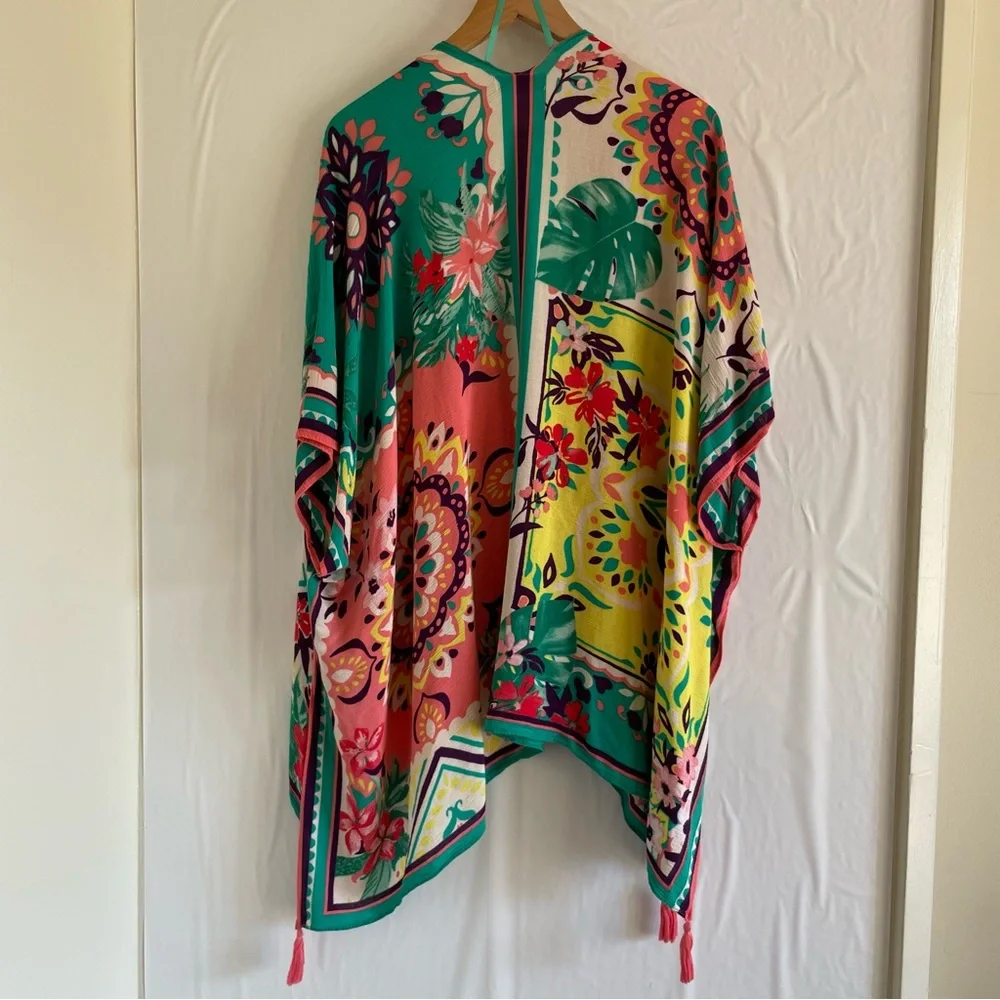 Nine West Floral Kimono OS